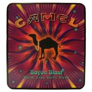 Vtg R.J.Reynolds Tobacco Tin 20 Class A Camel Cigarettes Bayou Blast Stash Box